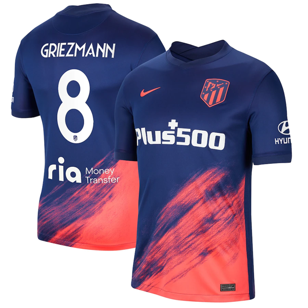 Maillot Atletico Madrid Griezmann 8 Exterieur 2021-22